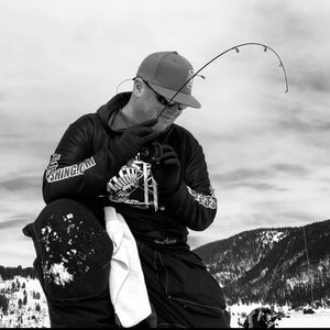 Ice fishing custom ice rod